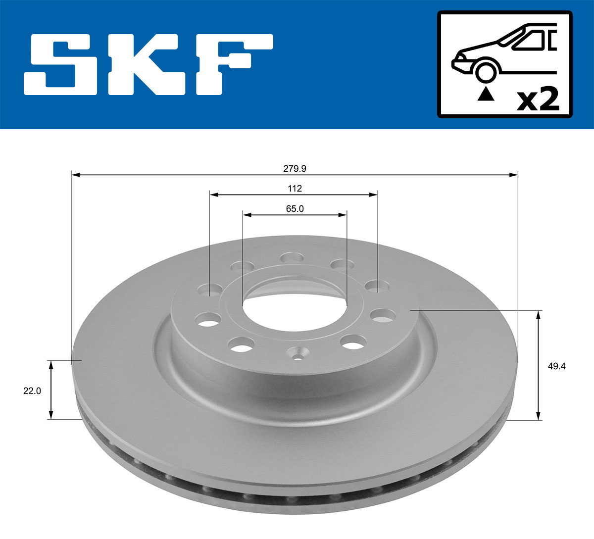 SKF VKBD 80012 V2 спирачен...